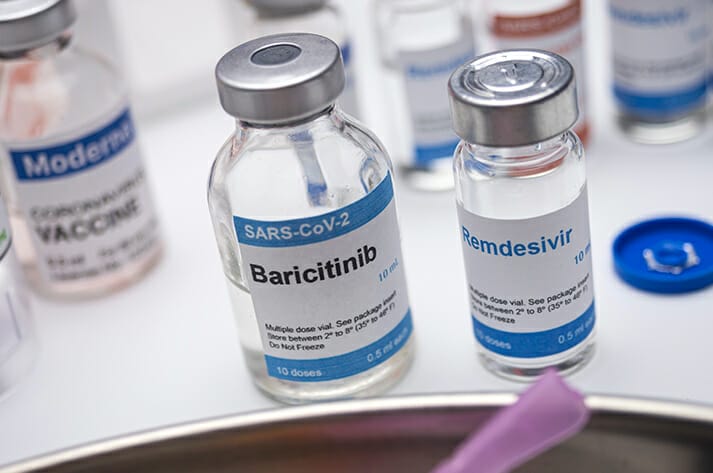 Baricitinib Remdesivir ยารักษาโควิด ยาต้านไวรัส