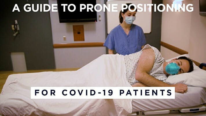 ผู้ป่วยโควิด 19 ท่านอน