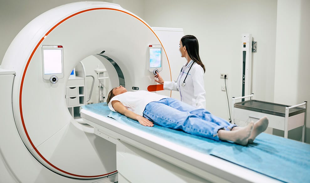 เส้นเลือดในสมองตีบรักษาหายไหม เอกซ์เรย์คอมพิวเตอร์สมอง CT scan MRI